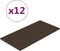 vidaXL - Wandpanelen - 12 - st - 2,16 - m² - 60x30 - cm - kunstleer - bruin