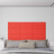 vidaXL - Wandpanelen - 12 - st - 2,16 - m² - 60x30 - cm - kunstleer - rood