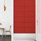 vidaXL - Wandpanelen - 12 - st - 2,16 - m² - 60x30 - cm - kunstleer - wijnrood