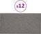 vidaXL - Wandpanelen - 12 - st - 2,16 - m² - 60x30 - cm - stof - lichtgrijs