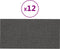 vidaXL - Wandpanelen - 12 - st - 2,16 - m² - 60x30 - cm - stof - donkergrijs