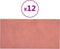 vidaXL - Wandpanelen - 12 - st - 2,16 - m² - 60x30 - cm - fluweel - roze
