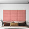 vidaXL - Wandpanelen - 12 - st - 2,16 - m² - 60x30 - cm - fluweel - roze