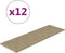 vidaXL - Wandpanelen - 12 - st - 3,24 - m² - 90x30 - cm - kunstleer - cappuccinokleurig