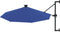 vidaXL - Wandparasol - met - LED's - 300 - cm - blauw