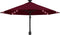 vidaXL - Wandparasol - met - LED's - 300 - cm - bordeauxrood