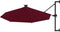 vidaXL - Wandparasol - met - LED's - 300 - cm - bordeauxrood