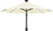 vidaXL - Wandparasol - met - LED's - 300 - cm - groen