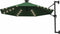 vidaXL - Wandparasol - met - LED's - 300 - cm - groen