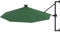 vidaXL - Wandparasol - met - LED's - 300 - cm - groen