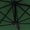 vidaXL - Wandparasol - met - LED's - 300 - cm - groen