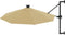 vidaXL - Wandparasol - met - LED's - 300 - cm - taupe