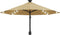 vidaXL - Wandparasol - met - LED's - 300 - cm - taupe