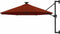 vidaXL - Wandparasol - met - LED's - 300 - cm - terracottakleurig