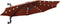 vidaXL - Wandparasol - met - LED's - 300 - cm - terracottakleurig