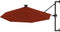 vidaXL - Wandparasol - met - LED's - 300 - cm - terracottakleurig