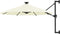 vidaXL - Wandparasol - met - LED's - 300 - cm - zandkleurig