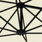 vidaXL - Wandparasol - met - LED's - 300 - cm - zandkleurig