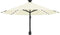 vidaXL - Wandparasol - met - LED's - 300 - cm - zandkleurig