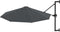 vidaXL - Wandparasol - met - metalen - paal - 300 - cm - antraciet