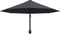 vidaXL - Wandparasol - met - metalen - paal - 300 - cm - antraciet