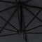 vidaXL - Wandparasol - met - metalen - paal - 300 - cm - antraciet