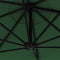 vidaXL - Wandparasol - met - metalen - paal - 300 - cm - groen