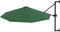 vidaXL - Wandparasol - met - metalen - paal - 300 - cm - groen