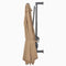 vidaXL - Wandparasol - met - metalen - paal - 300 - cm - taupe