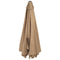 vidaXL - Wandparasol - met - metalen - paal - 300 - cm - taupe