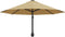 vidaXL - Wandparasol - met - metalen - paal - 300 - cm - taupe