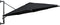 vidaXL - Wandparasol - met - metalen - paal - 300 - cm - zwart