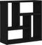 vidaXL - Wandplank - 45x16x45 - cm - spaanplaat - zwart - eikenkleurig