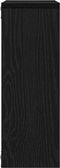 vidaXL - Wandplank - 45x16x45 - cm - spaanplaat - zwart - eikenkleurig