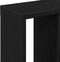 vidaXL - Wandplank - 45x16x45 - cm - spaanplaat - zwart - eikenkleurig