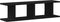 vidaXL - Wandplanken - 2 - st - 75x18x20 - cm - spaanplaat - zwart - eikenkleurig