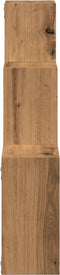vidaXL - Wandplanken - kubus - 68x15x68cm - bewerkt - hout - artisanaal - eikenkleur