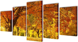 vidaXL - Wandprintset - esdoorn - 100x50 - cm - canvas