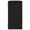 vidaXL - Wandrekken - Kubusvormig - 2 - st - 100x15x30 - cm - spaanplaat - zwart