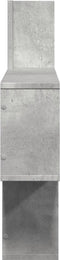 vidaXL - Wandschap - 100x15x70 - cm - bewerkt - hout - betongrijs