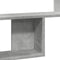 vidaXL - Wandschap - 100x15x70 - cm - bewerkt - hout - betongrijs