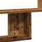 vidaXL - Wandschap - 100x15x70 - cm - bewerkt - hout - oud - houtkleurig
