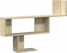 vidaXL - Wandschap - 100x15x70 - cm - bewerkt - hout - sonoma - eikenkleurig