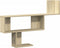 vidaXL - Wandschap - 100x15x70 - cm - bewerkt - hout - sonoma - eikenkleurig