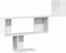 vidaXL - Wandschap - 100x15x70 - cm - bewerkt - hout - wit