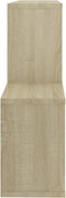 vidaXL - Wandschap - 100x18x53 - cm - bewerkt - hout - sonoma - eikenkleurig