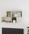 vidaXL - Wandschap - 100x18x53 - cm - bewerkt - hout - sonoma - eikenkleurig