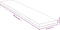 vidaXL - Wandschap - 100x20x2,5 - cm - bamboe