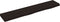 vidaXL - Wandschap - 100x20x4 - cm - behandeld - massief - eikenhout - donkerbruin