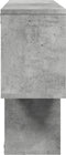 vidaXL - Wandschap - 100x20x53 - cm - bewerkt - hout - betongrijs